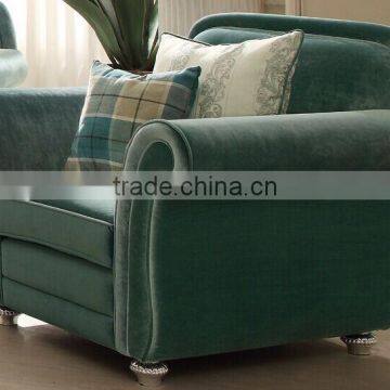 BISINI New Arrival European Style Living Room Sofa, Velvet Upholsteried Sofa Set, Sectional Leisure Furniture Sofa (BF01-X1194) photo-4