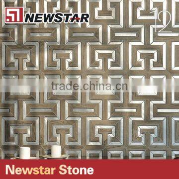 Natural Stone Decorative Wall Tile Marble Mosaic Tile Exterior Wall Tile Mosaics photo-4