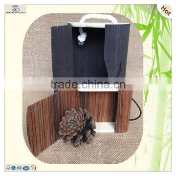 Vintage Antique Wallet Style Soft Wooden Bark Box