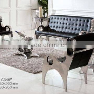 FC38 Living Room Stainless Steel Chair Arm Chair Modern Chair photo-6