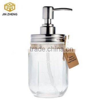 Wholesale Glass Mason Jar Foaming Soap Pump Dispenser photo-2