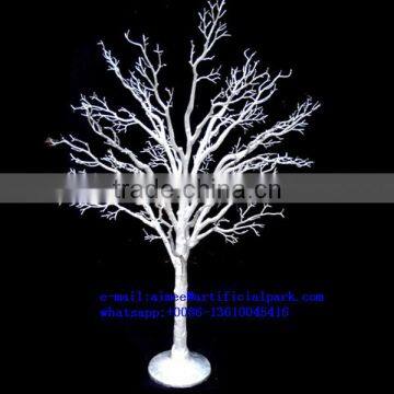 Q1101003 artificial dry tree without leaves white wedding table tree centerpieces
