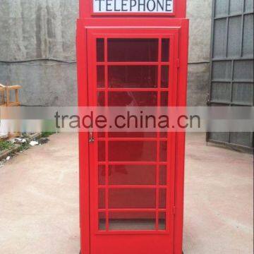 Botou Hengsheng Antique Red Telephone Kiosk London Telephone Booth for Sale photo-2