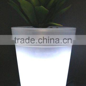 Solar Flower Pot Lights Led Planter Vase photo-4