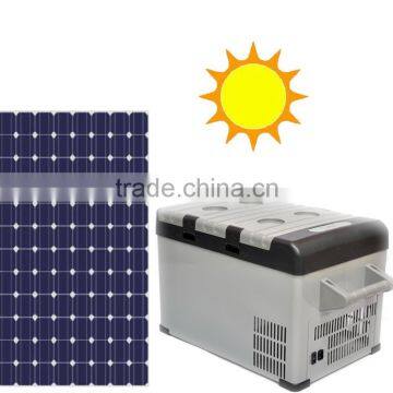 32L Solar Portable DC Compressor Car Refrigerator