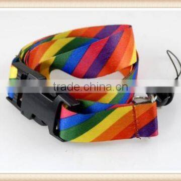 Rainbow Stripes Lanyards, ID card holder, Neck Strap Lanyard, Phone Neck Strap