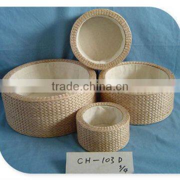 wheat straw storage basket & Corn husk storage basket