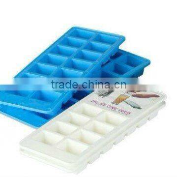 2pcs ice 14 part cube tray plastic ice maker