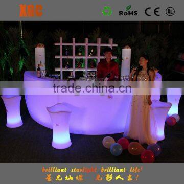 PE Plastic White Color Led Bar Counter GF330 photo-4