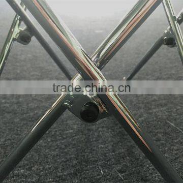 Luxury Upholstery Chair Metal Solid Steel Assembled Butterfly Chair Frame photo-5