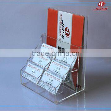 2017 Factory Wholesale Custom Size Freestanding Acrylic Brochure Holder Desktop Brochure Holder photo-3