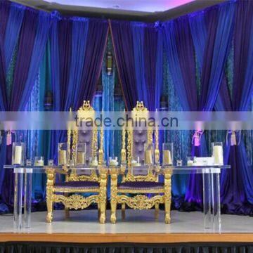 Hot Sales Wedding Decorating Polyresin King Chair