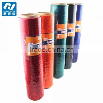 colorful hand stretch film wrap with factory price