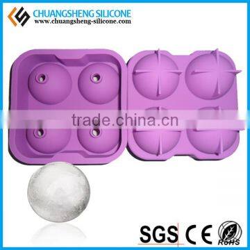 4pcs Ball Set Silicone Ice Cube Maker photo-4