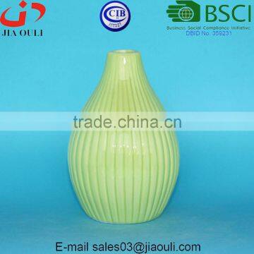 Mini Ceramic Vases Glazed Green photo-3