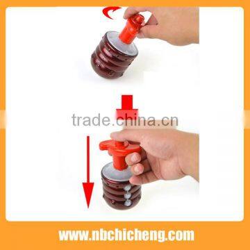 Best Selling LED Flashing Solid Color Spinning Top photo-2