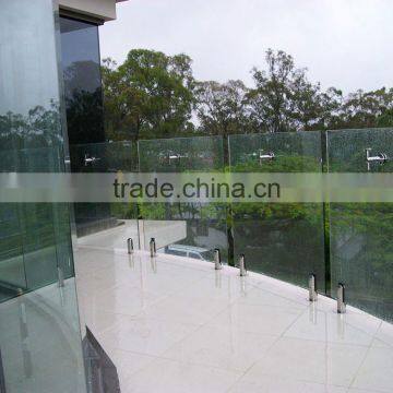 JINXIN Fence Round Glass Spigot,balustrades & Handrails Duplex Stainless Steel Spigot Frameless Glass Railing photo-5