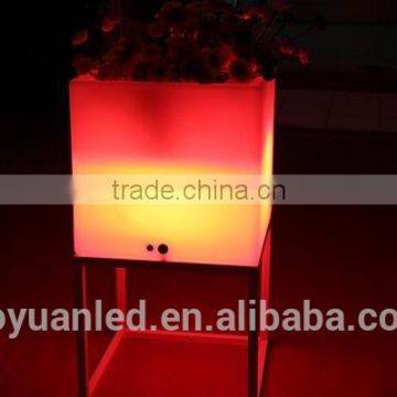 Led Luminous Large Plastic Planters, Tall Square Planters, Large Square Planters photo-4