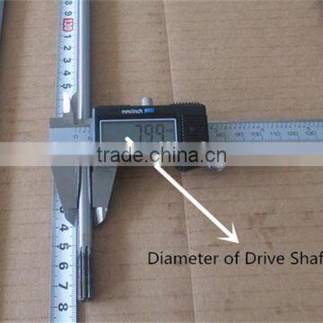 1480mm 9Teech Brush Cutter Drive Shaft Spare Parts 28mm Pipe Dia Garden Tools photo-3