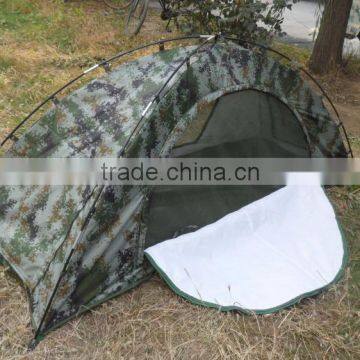 camouflage tent for one person