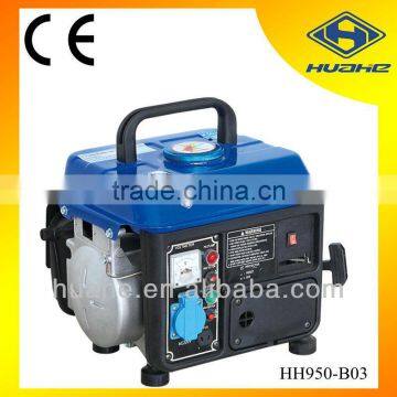 650w 63cc gasoline generator set for sale, gasolin portable generator recoil start