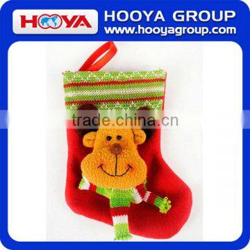 2014 wholesale snowman santa kids sock christmas stocking