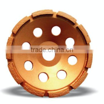 ProFessional one Row Diamond Grinding Cup Wheel For Concrete Grinding