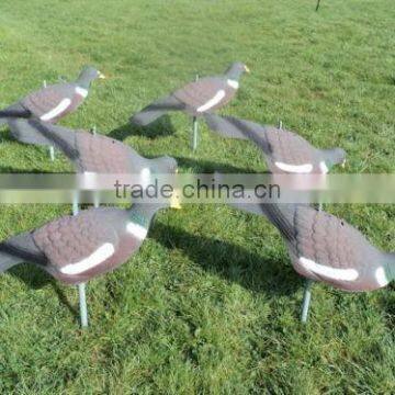 PIGEON DECOY BIRD PAINTED SHELL HIGH QUALITY photo-2