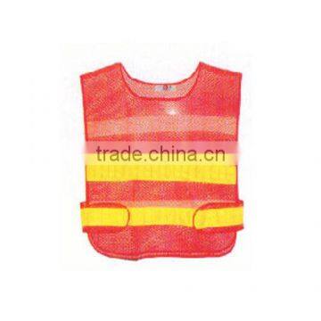 Printed Safety Warning Reflective 100 Polyester Work Vest photo-5