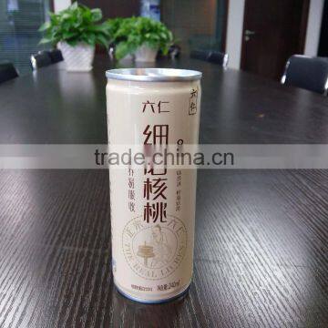 Vegetable Protein Drink Jiuren 240ml Canned Grinded Walnut Milk Juice Type Product Halal Soft Drink