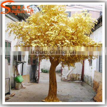 New Design Artifical Wishing Tree Plastic Tree Fake Artificial Golden Artificial Trees for Sale photo-5