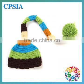 Hot Selling handmade crochet baby hat winter wholesale colourful clown hats for kids