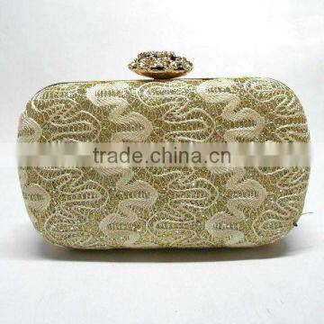 women 2014 fashion style printed polyester clutch bag