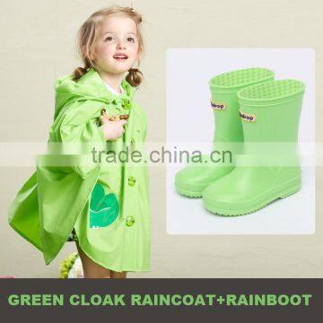 colorful rain suit rain wear for kids waterproof ponchos wellington rain boots