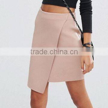 Latest Design Asymmetrical Fashion High Waist Trendy Women Skirt