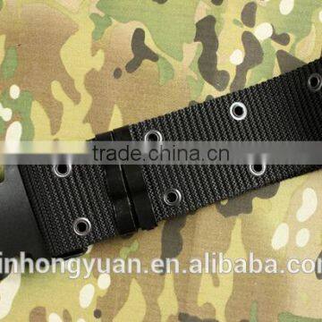 Black Plastic Buckle High Strength Military Tactical Combat Belts photo-2