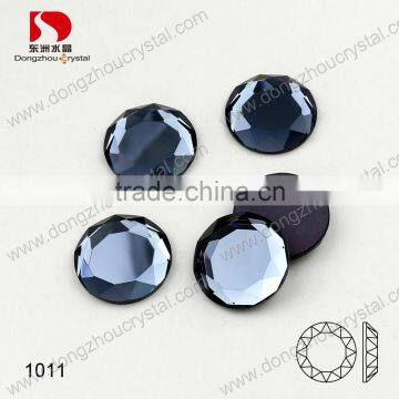 Jet Colored Crystal Flat Back Glass Stone for Jewelry Making photo-3