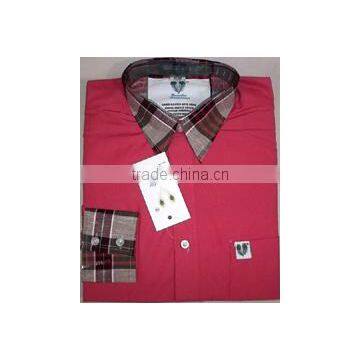 GENTS FULL SLEEVES PLAIN DYED POLY COTTON FORMAL SHIRTS photo-6