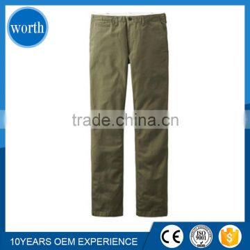 Anti-Shrink and Color Flading Men's Casual Pants/ khaki Trousers