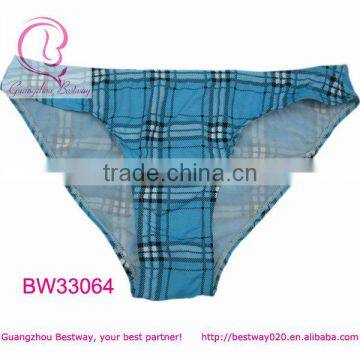 Guangzhou Bestway supply fashion costume plaid panties