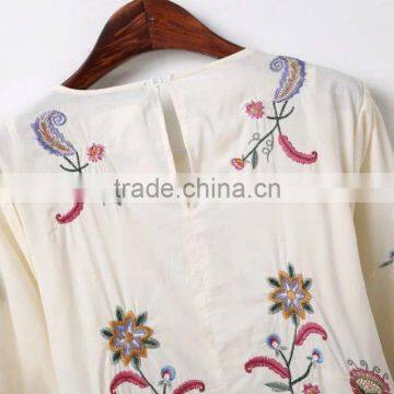 Maxnegio Latest Embroidery Plus Size Flower Girl Cute Casual Dress photo-5