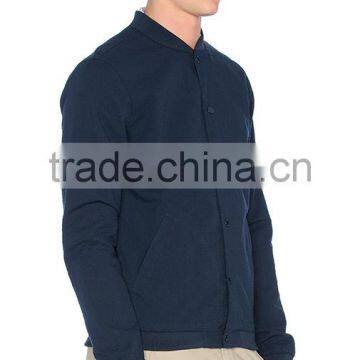 Botton Front Design Navy Blue Custom Jacket for Men Made in China Factory photo-3