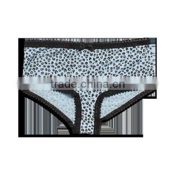 Animal-like print leopard print lady briefs underwear