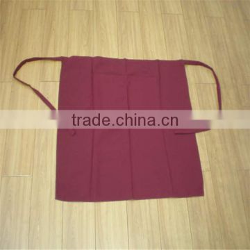 Short High Quality Unisex Red Apron