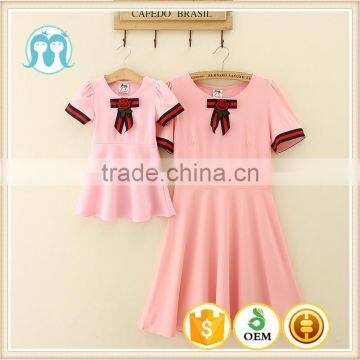 June summer style matching mother daughter clothes mom and daughter dresses family look clothing lace mommy and me clothes women