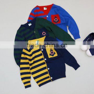 kids autumn long sleeve knitting patterns children cardigan