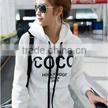 Women's Cute Coco Print Pullover With Hood Designer Tracksuits With Front Pocket photo-3