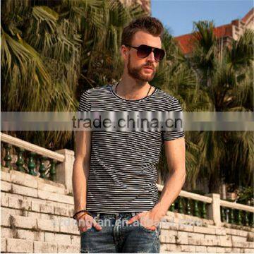 Cheap Designer Clothes Plain Cotton Scoop Neck T Shirt For Men With Competitive Price