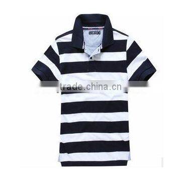 pure cotton block striped polo shirt , Autograph pure striped polo shirt ,2013 summer polo shirt