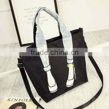 Fashion Women Shoulder Bag Quality Denim Lovely Leg Pack Tote Bag Handbag Ladies photo-3